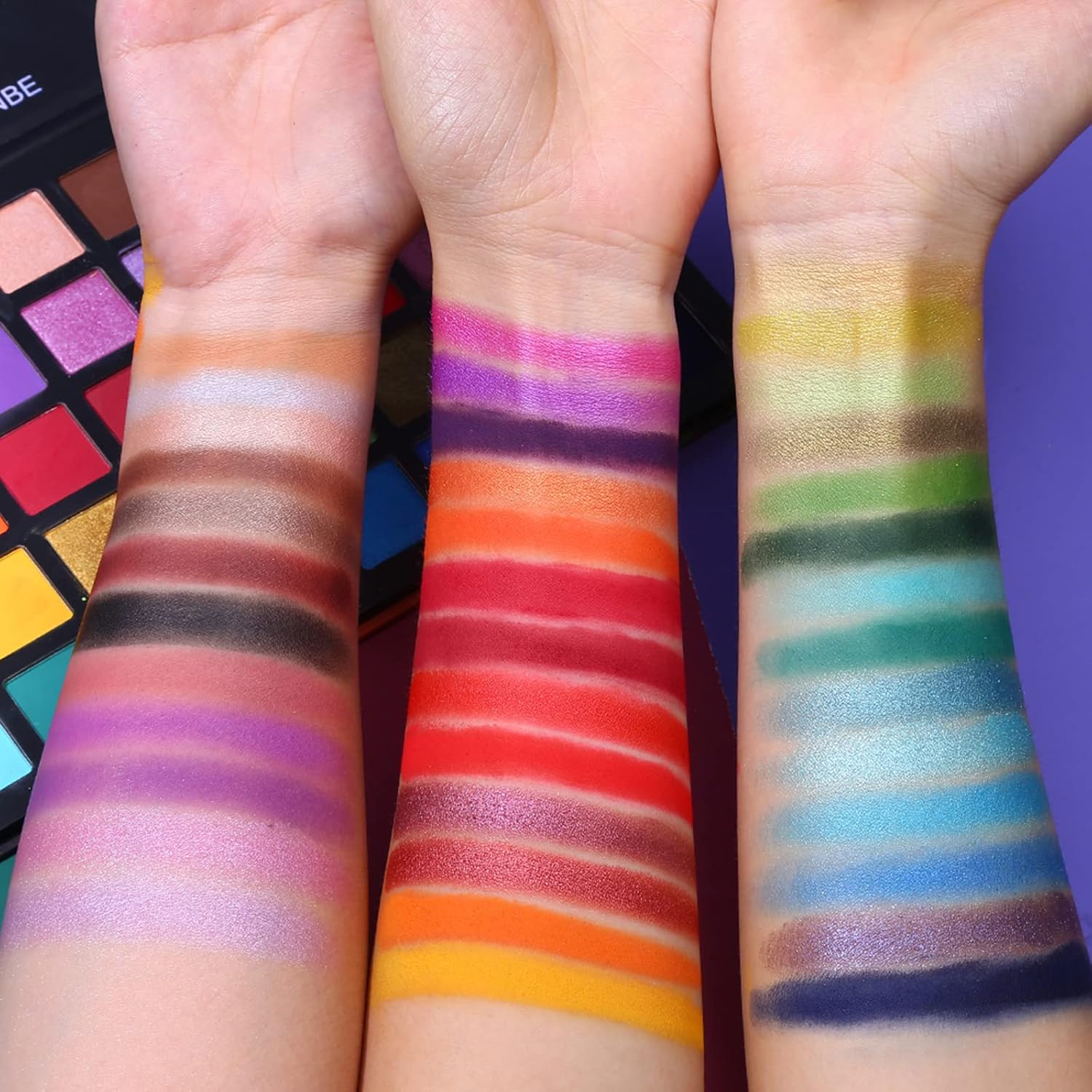 Ucanbe Spotlight Eyeshadow Palette Professional 40 Color Eye Shadow Matte Shimmer Makeup Pallet Highly Pigmented Colorful Powder Long Lasting Waterproof Eye Shadow