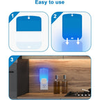 Shootingstar 10 Pcs Refill For Stem Blue Light Trap, Replacement Sticky Pads Compatible With Raid/Wondercide Flying Insect Light Trap Plug In