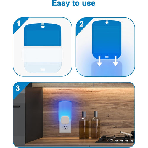 20 Pack Refill Cartridges For Stem Flying Insect Light Trap, Replacement Glue Card Compatible With Wondercide Indoor Plug-In Blue Light Trap For Fly Bug Mosquito Gnat