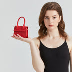 Mini Purse For Women, Mini Bag With Crocodile Pattern