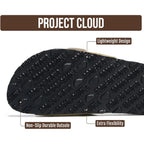 Project Cloud 100% Genuine Leather Sandals Women Dressy Beach Essentials Slides For Women Footwear - Lightweight With Memory Foam Insole Sandals For Women 2026 - Womens Slides