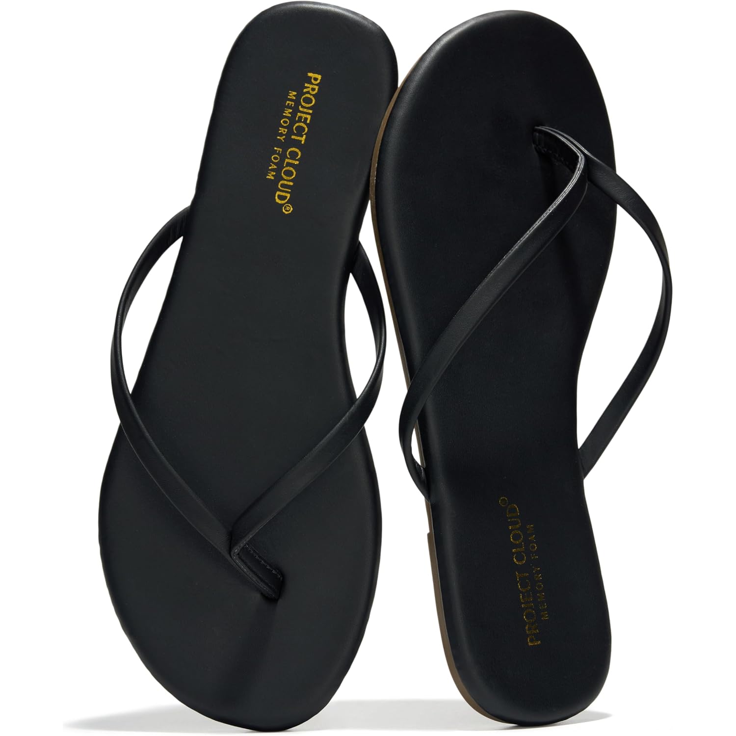Project Cloud Flip Flops For Women Footwear- Lightweight And Memory Foam Insole Sandals For Women 2026 - Durable Non-Slip Beach Essentials Flats For Women Sandals (Foundations)