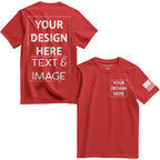 Custom Shirts For Men, Custom Shirt Unisex Fit Mens & Womens, Customized Tshirt Design Your Own Black