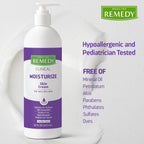 Medline Remedy Clinical Skin Cream, Vanilla Scent (16 Fl Oz), 2 Count, Moisturizing Face And Body Cream For All Ages, Paraben & Sulfate Free, Quick Absorbent Formula, Hypoallergenic Skin Moisturizer