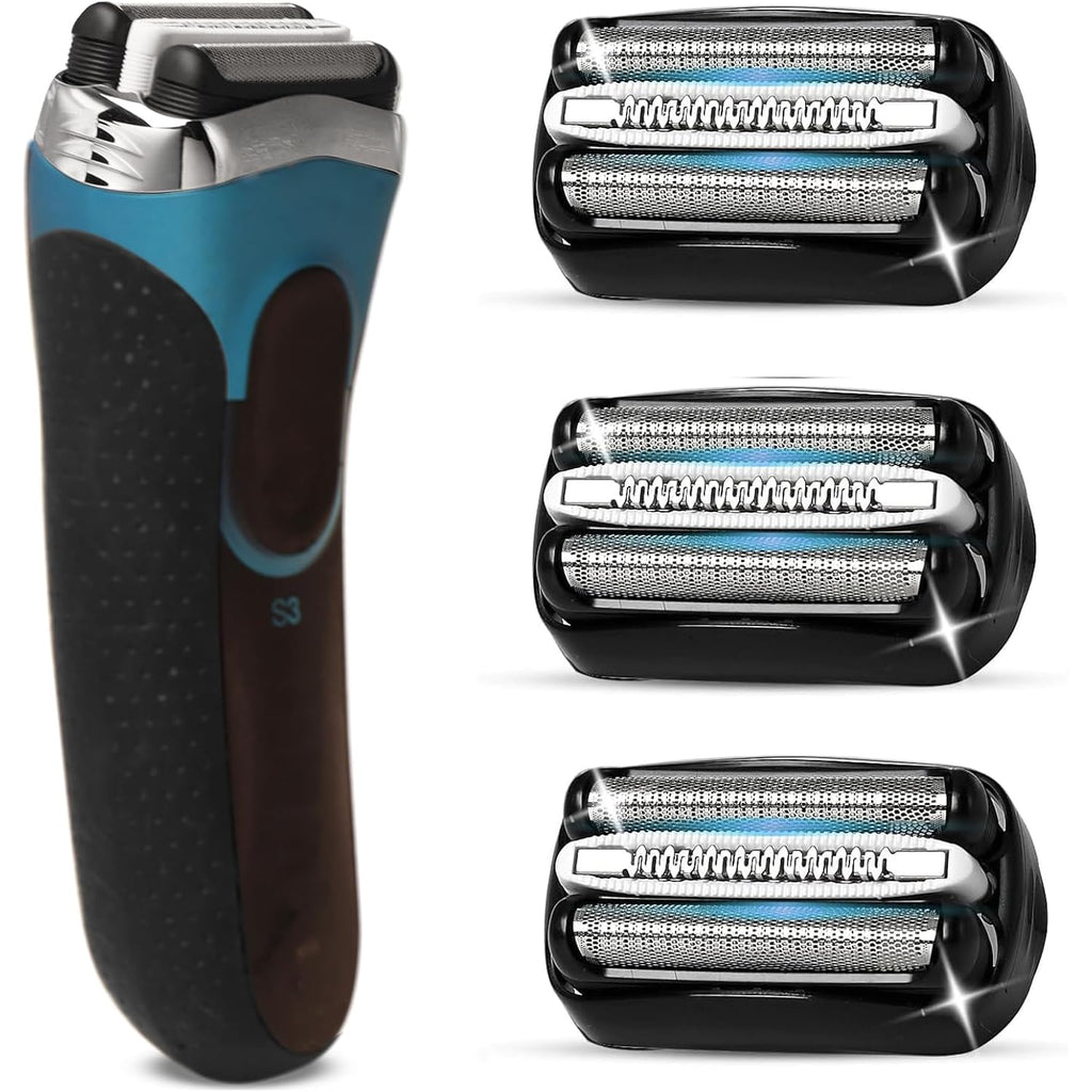 3 Pack 32B S3 Electric Replacement Heads for All Series 3 Shavers, Suitable for S3 3040s 3080s-4 370cc 3070cc 3000s 3010, 3090cc Etc.
