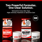 High Time Bump Stopper 2 Double Strength Ingrown Hair Cream for Face and Body | Aftershave Lotion for Men and Women | Razor Bump Balm | 0.5 OZ (2 Pack)