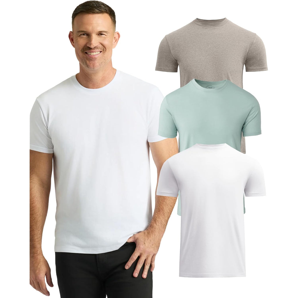 True Classic Mens T-Shirts – Short Sleeve Crew Neck T Shirts For Man, Cotton Blend Plain Novelty Men'S T-Shirts