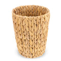 Wllhyf Wicker Waste Basket, Handwoven Water Hyacinth Trash Can Small Bathroom Trash Can Boho Woven Decorative Office Garbage Cans For Bedroom Bathroom Kitchen Living Room