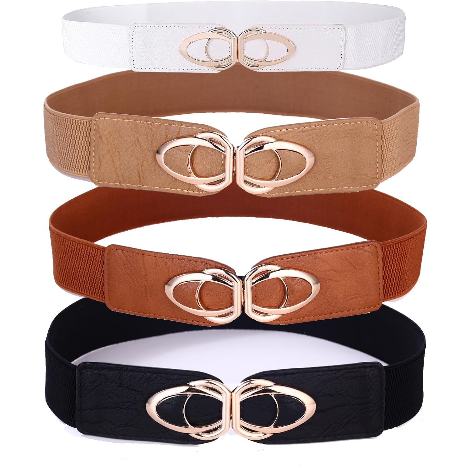 Beltox Womens Belts Elastic Stretch Cinch Plus Fashion Dress Belts for Ladies