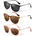 KALIYADI Sunglasses Womens Polarized Womens-Sunglasses: Trendy Sun Glasses with UV400 Retro Style for Party Beach Shopping