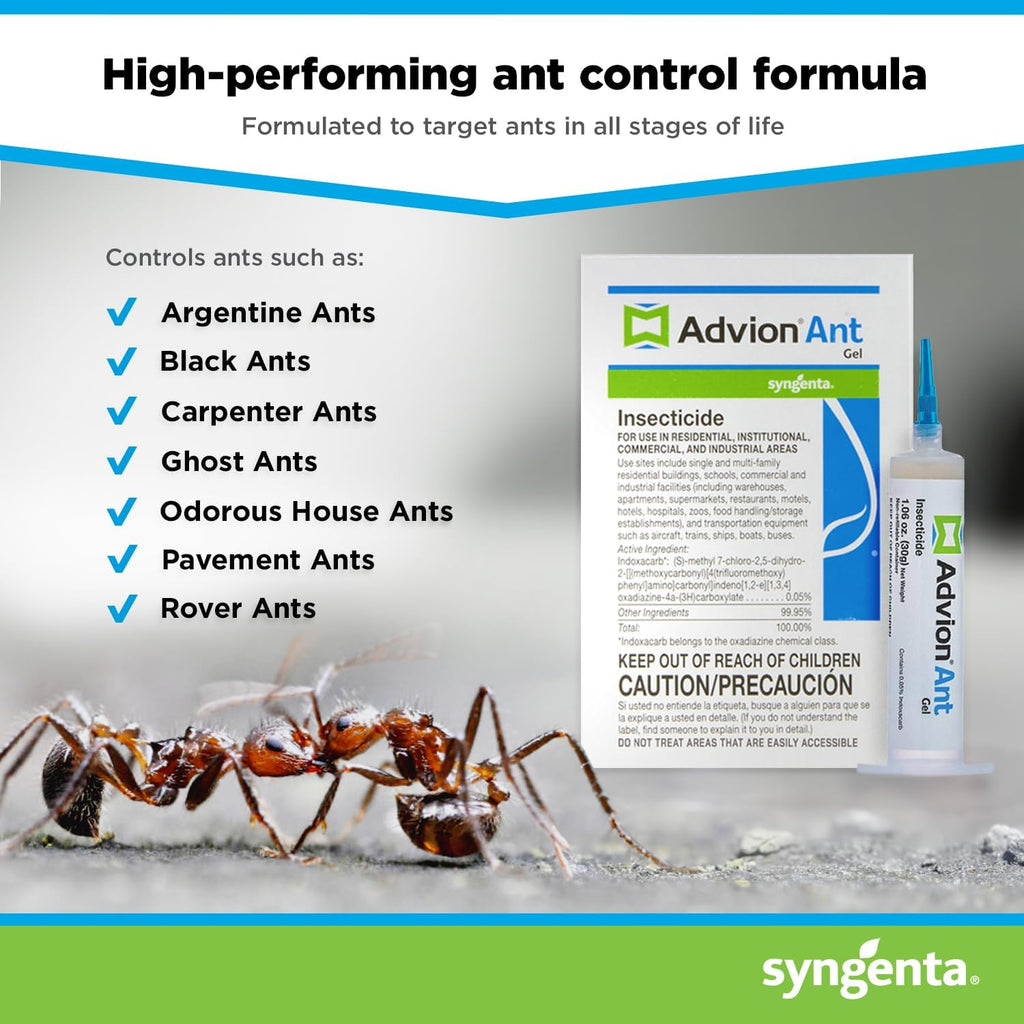 Syngenta 68078 Advion Singular Tube Ant Gel Lure, 30G