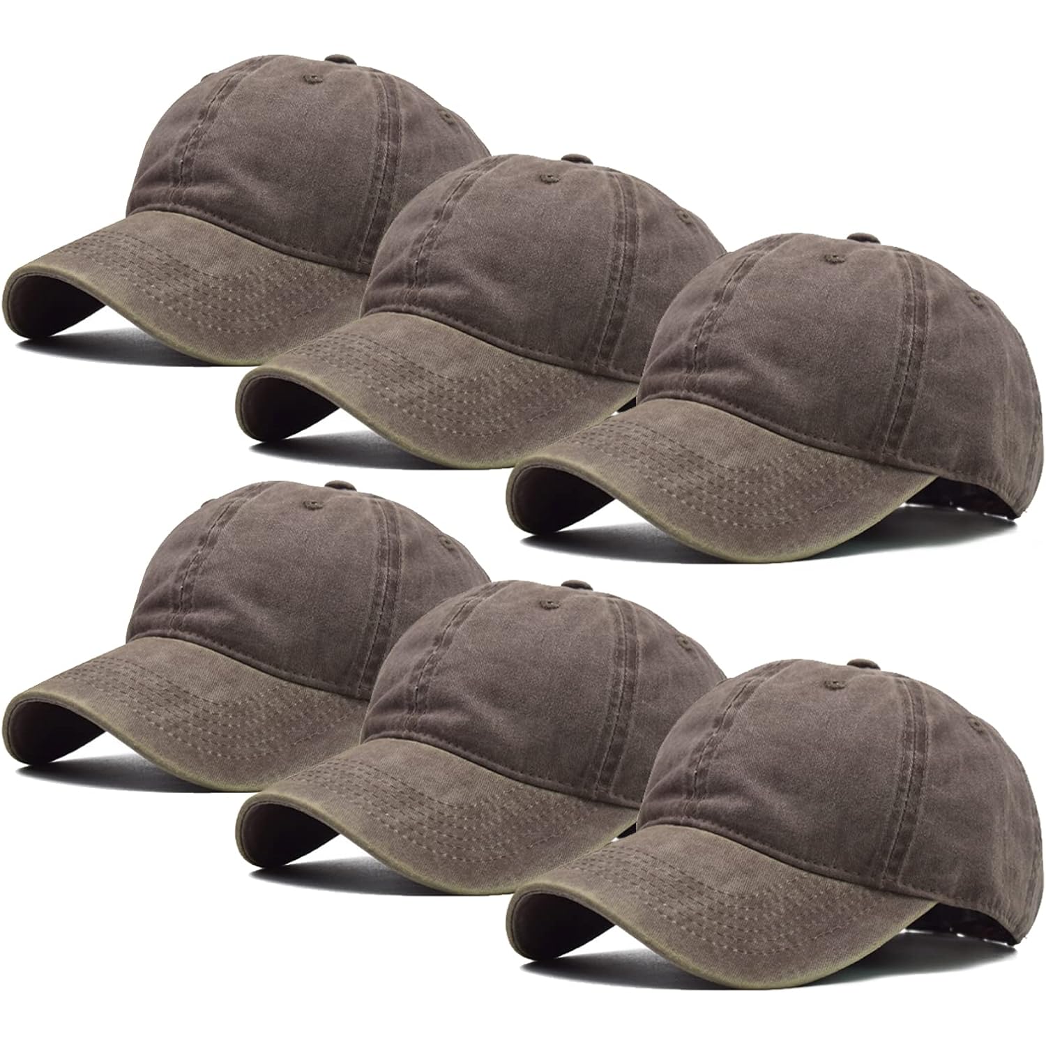 Ultrafun Unisex Vintage Baseball Cap Washed Distressed Plain Blank Baseball Hat Adjustable Dad Hat for Outdoor Sports