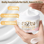 40% Urea Cream for Feet – Maximum Strength Foot Cream for Dry Cracked Heels & Calluses, Deep Softening Heel Repair, Urea Lotion for Body Hydration, Fast-Absorbing Foot Moisturizer for Rough Skin