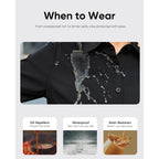 Button Down Shirts for Women: Slim Fit Stain Shield 3/4 Sleeve Dress Shirt Formal Work Button Up Blouses