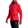 Champion Mens Pullover Graphic Fleece Hoodie, Standard Fit Midweight Fleece Classic Script Logo Available Regular, Big & Tall