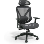 Staples Dexley Ergonomic Task Chair, Mesh, Ergonomic, Lumbar Support, Adjustable Height, Black