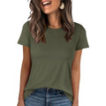 ANRABESS Women Short Sleeve Tops Summer Basic Tee Wrinkle-Free Trendy Cute T Shirts 2026 Spring Business Casual Outfits