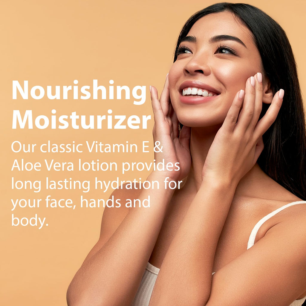 Sanar Naturals Healthy Skin Vitamin E & Aloe Vera Moisturizer | Face Serum And Body Lotion For Dry Skin | Travel Size Skin Care For Women And Men, 60 Capsules