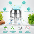 Refrigerator Deodorizer, 304 Stainless Steel, Long Lasting, Compact | Outperforms Baking Soda & Charcoal Bags, Reusable For Fridge Freezer Car Closet Rv, Fragrance Free Non Toxic, Fast Acting