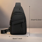 Crossbody Bags For Women Men Trendy Sling Bag Backpack Casual Chest Bag With Convertible Shoulder Strap
