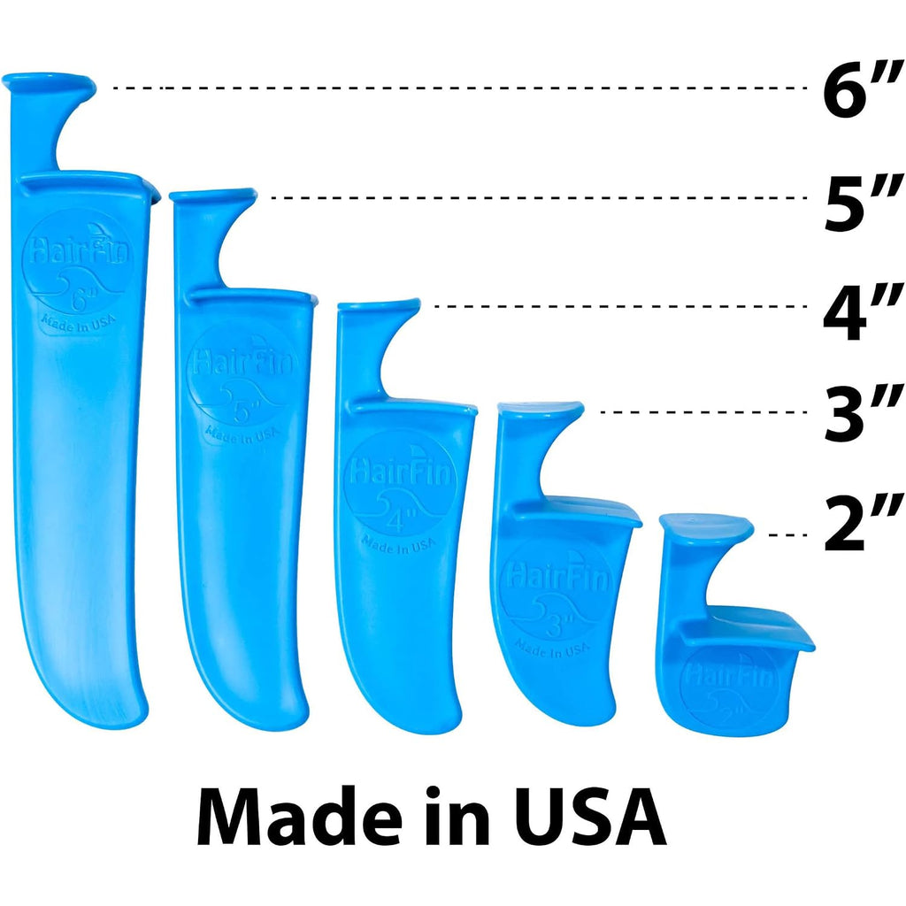 As Seen On Shark Tank - Hairfin Hair Cutting Tools, Set Of 5 Includes 2”, 3”, 4", 5" And 6” Haircut Guides - Made In Usa