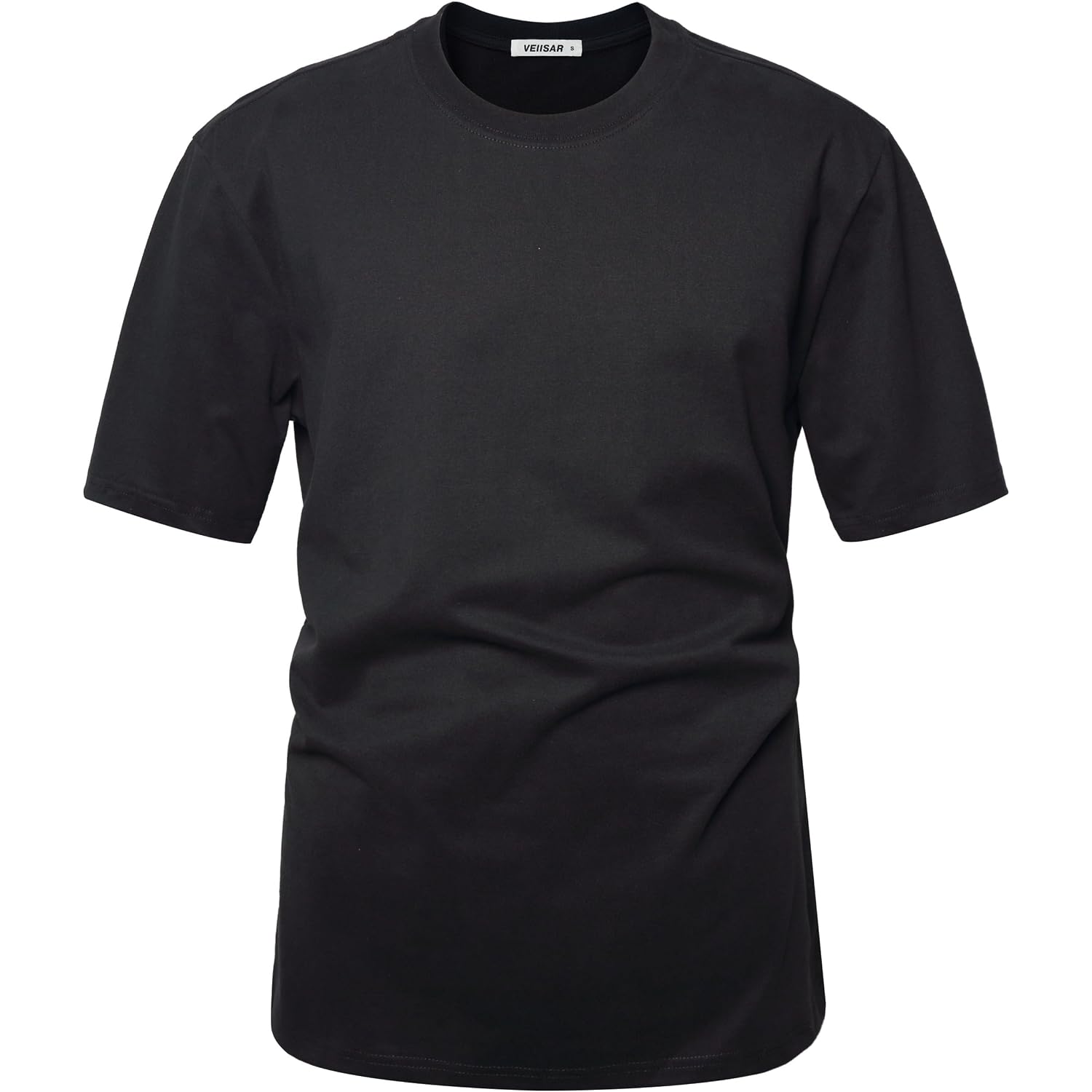 Veiisar Men'S Heavy Weight Crew Neck T-Shirt Mens Premium Cotton Tee - Pre Shrunk S-3Xl