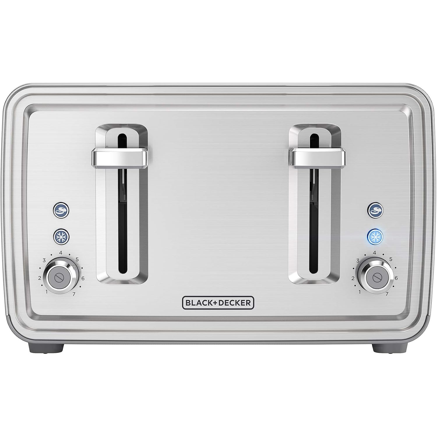 Black+Decker 4-Slice Toaster, Stainless Steel, Tr4900Ssd