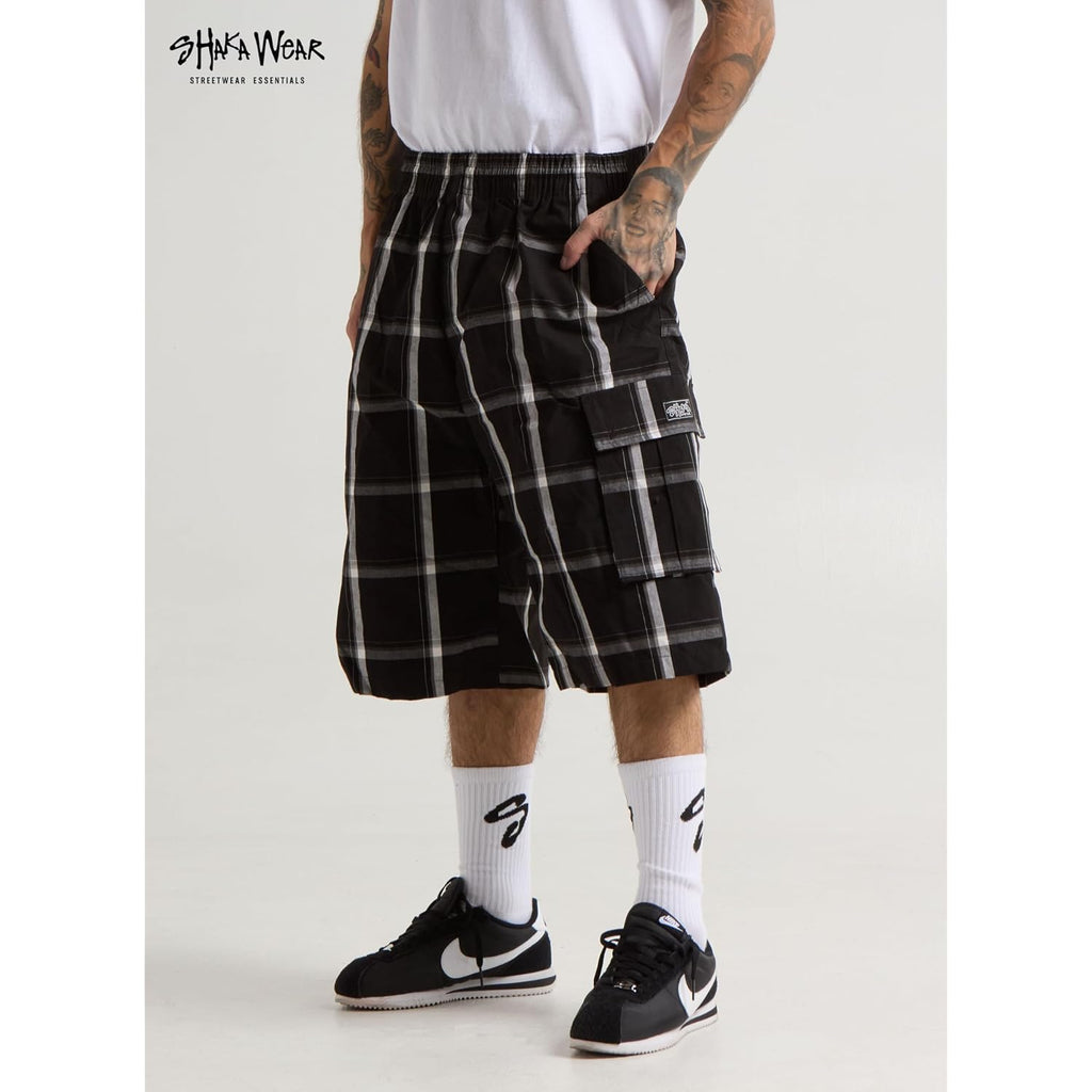 Shaka Wear 5.6Oz Plaid Shorts