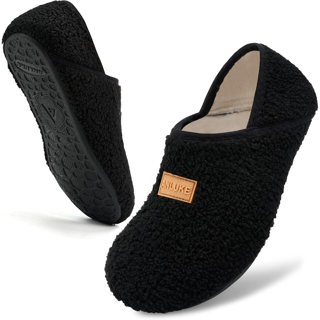Slipper For Women Men Slipper Socks Fuzzy House Shoes Rubber Sole Slip On Soft-Lightweight Non Slip Indoor/Outdoor