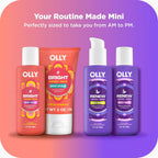 Olly Rest & Rise Body Care Set – Day & Night Regimen – 2 Body Washes + Body Serum Lotion + Scrub – With Vitamin D, Retinol, Botanicals & Vitamin C– Nourishing, Hydrating – 4 Count