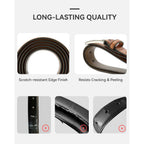 Chaoren Leather Dress Belt Men 2 Pack - 1 3/8" Mens Belts For Work Business Casual Jeans