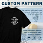 Custom T Shirts For Men Women,Personalized Shirts With Photo Logo Text,Customized T-Shirt For Front & Back Print