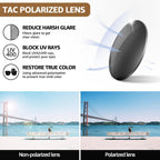 TJUTR Tangle Free Aviator Sunglasses for Women Men, Polarized UV400 Protection Trendy Shades, No-Snag Metal Frame Glasses A23 Satin Silver/Chrome Silver