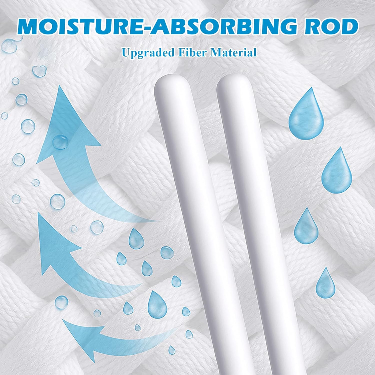 Drying Rod Stick For Toys, Reusable Diatom Desiccant & Deodorizer With Quick Drying Water Absorption, Durable Moisture-Proof Dehumidifier For Bathroom, Closet And Multi-Purpose Humidity Control