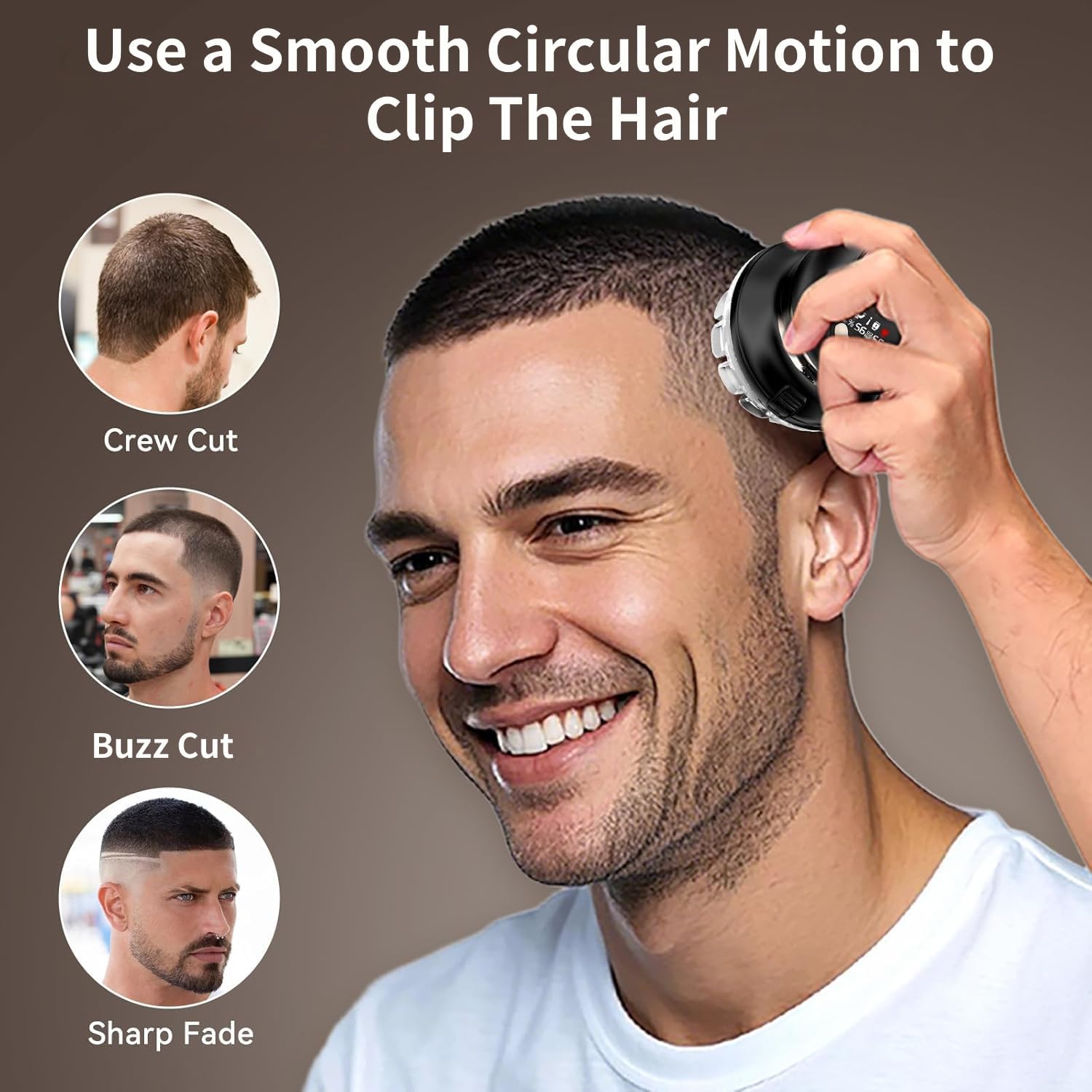 Moricsom® Self Haircut Kit For Men With Trimmer Electric Hair Clipper For Even Buzz Cut Crew Cuts Waterproof Cordless Led Display Usb-C Rechargeable Diy Haircut At Home And Easy To Clean