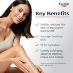 Eucerin Radiant Tone Dark Spot Corrector Body Cream, Thiamidol Enriched, Exclusive Formula Reduces Dark Spots Due To Sunlight Exposure And Aging, 72 Hours Of Hydration, 7 Oz Tube