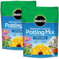 Miracle-Gro Moisture Control Potting Mix, 8 Qt. (2-Pack) | Plant Soil For Container Plants, Protects Against Over- And Under-Watering