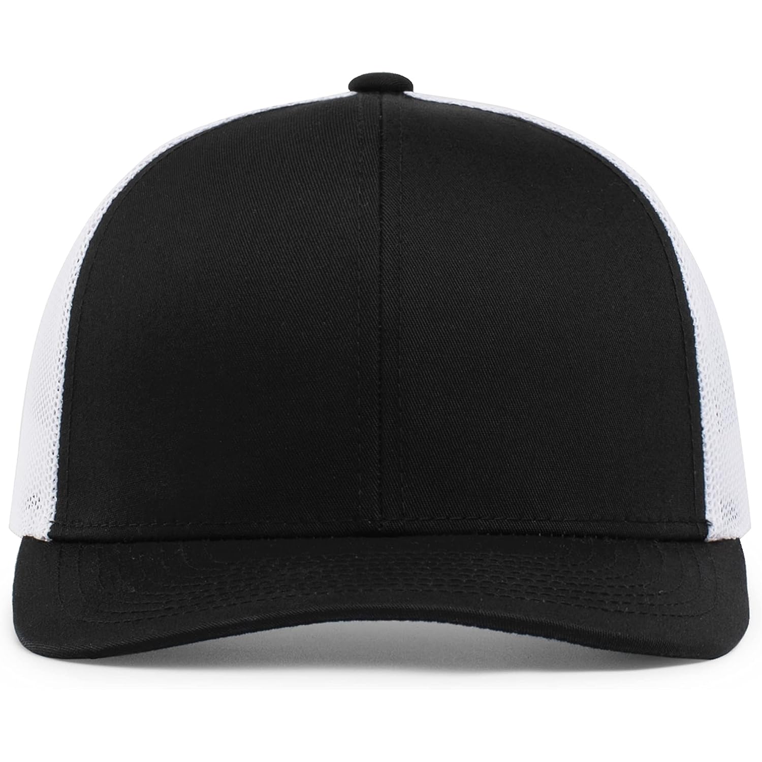 Pacific Headwear Snapback Trucker: Stylish Unisex Cap for All-Day Comfort Black/White/Black