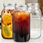 64 oz Mason Jar Wide Mouth,3 Pack Large Half Gallon Mason Jars with Airtight Lid,Big Glass Jars for Canning,Pickling,Fermenting,Storing