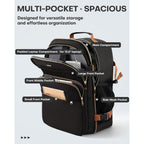Hotor Travel Backpack Women Flight Approved Carry On Bag | 15.6Inch Laptop Computer Bag Flight Approved Personal Item Travel Bag For Work, Business, College