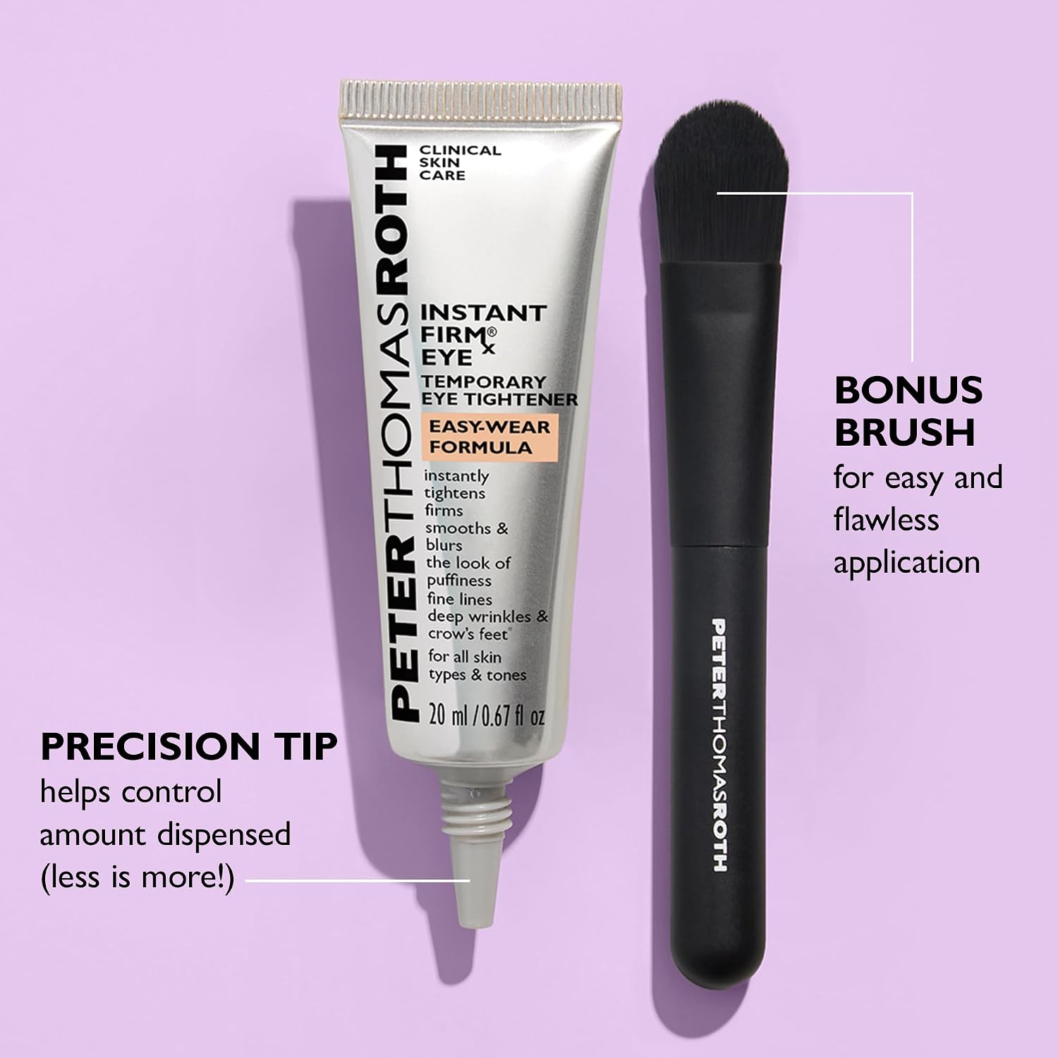 Peter Thomas Roth | Instant Firmx® Eye Temporary Eye Tightener Easy-Wear Formula | For Firming Under-Eye Bags & Wrinkles