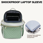 Vankean 15.6 Inch Laptop Backpack For Women Large Capacity Waterproof