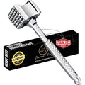 Gourmet Easy Classic Meat Tenderizer Tool, Non-Slip Grip Lifetime Replace | Dual-Sided Heavy-Duty Design For Effortless Tenderizing Of Steak, Poultry And Chicken, Dishwasher Safe, Lifetime Replacement