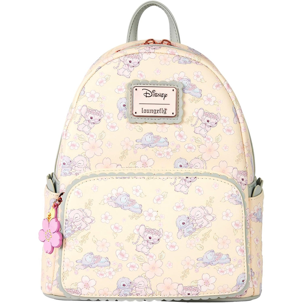 Loungefly Disney Cute Stitch Cherry Blossom Mini Backpack