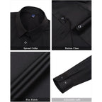 J.Ver Womens Dress Shirts Long Sleeve Button Down Shirt Wrinkle-Free Business Casual Blouse Office Work Tops