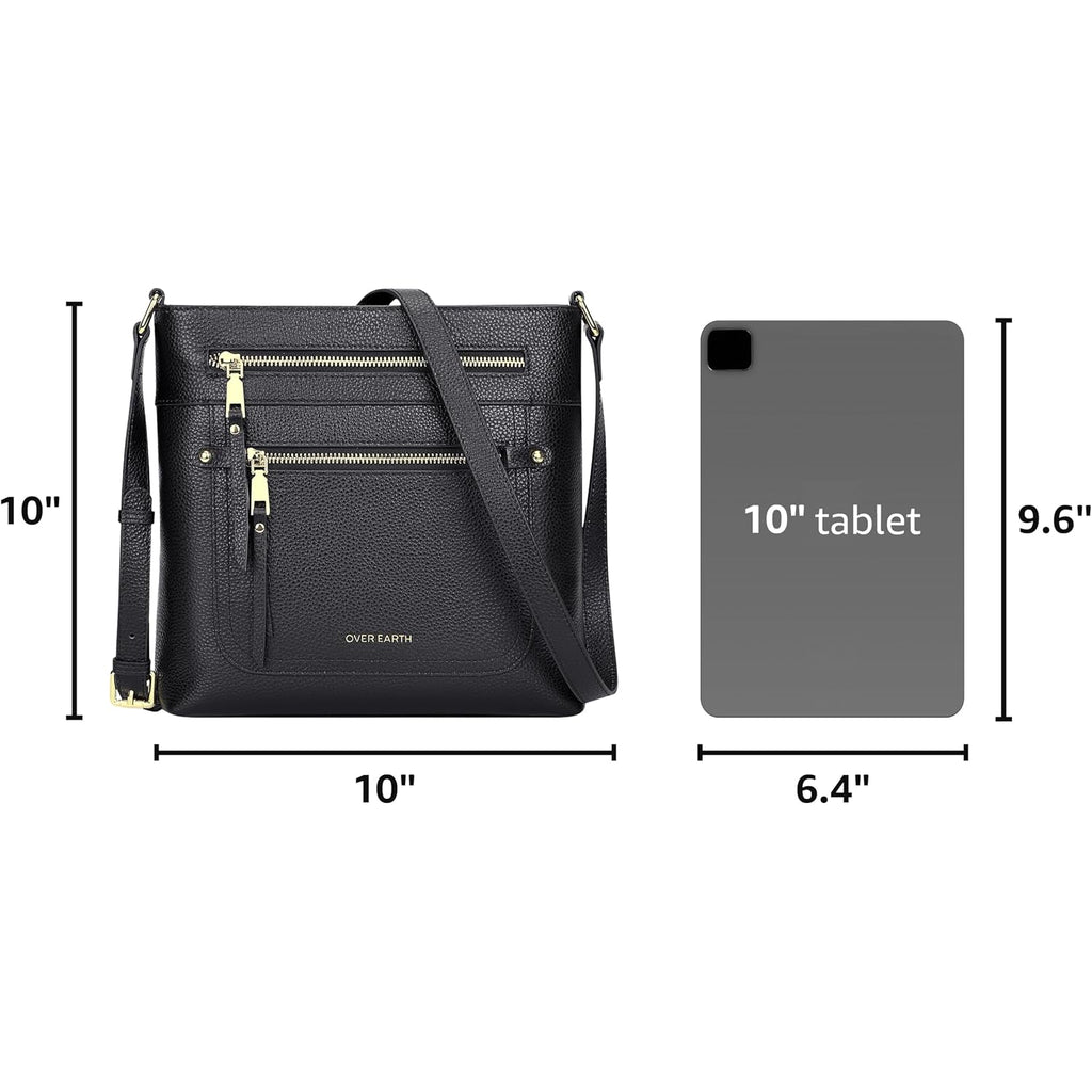 Crossbody Bags For Women Leather Purses For Ladies With Multiple Pockets