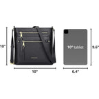 Crossbody Bags For Women Leather Purses For Ladies With Multiple Pockets