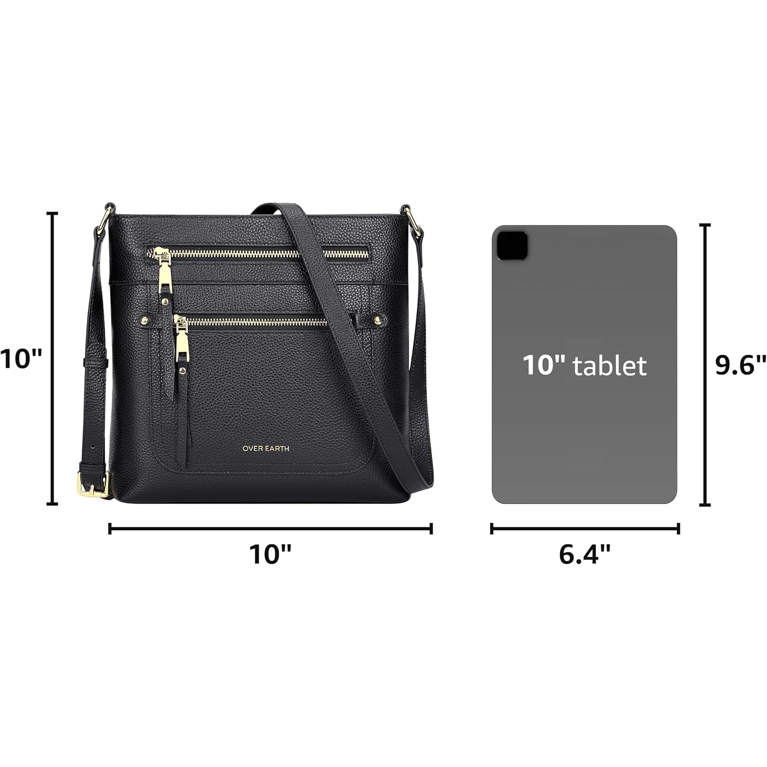 Crossbody Bags For Women Leather Purses For Ladies With Multiple Pockets