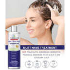 Pharmbanner Anti-Fungal Shampoo For Folliculitis, Seborrheic Dermatitis, Scalp Psoriasis - Relieves Itchy & Dry Scalp