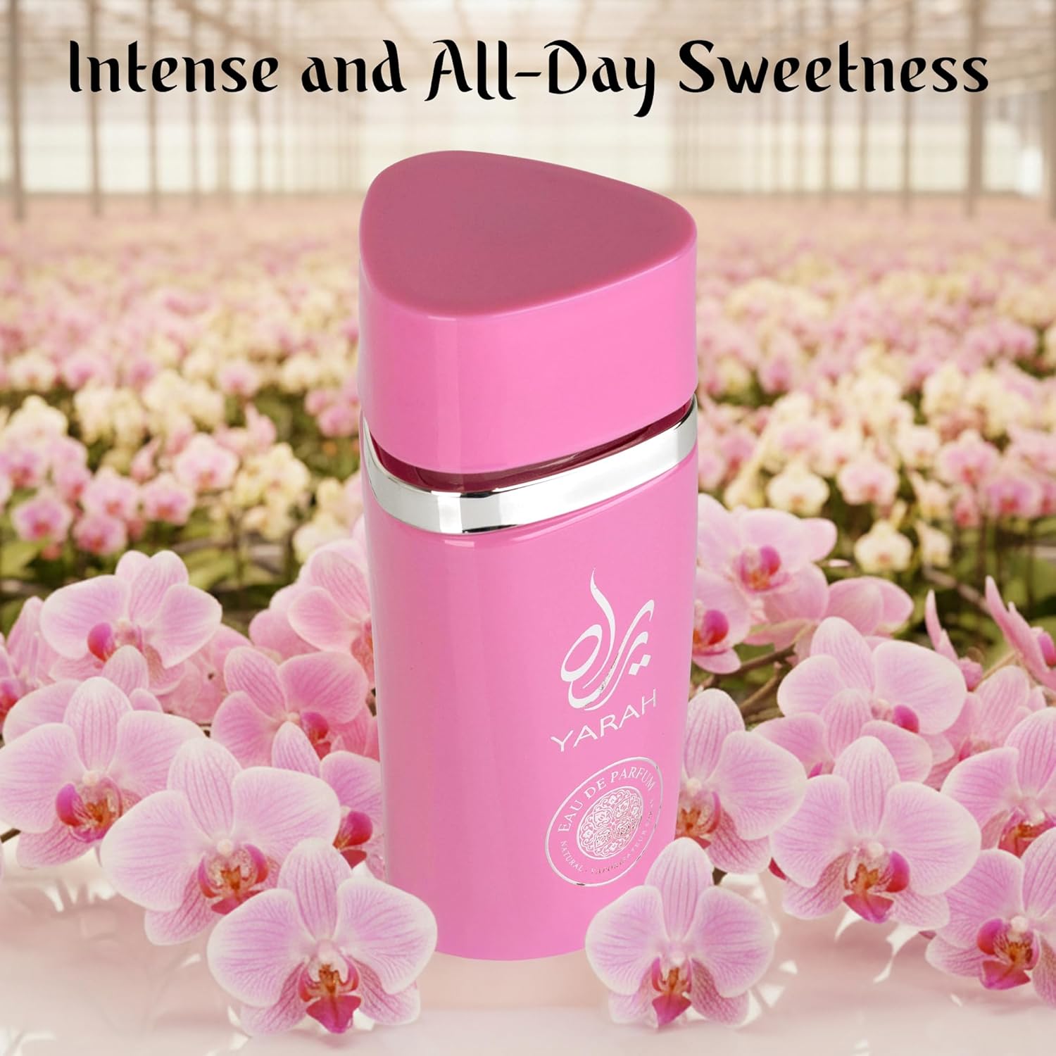 SAADAH Yarah Eau De Parfum for Women 4.0 Fl.oz, 120ml Oriental Vanilla Gourmand Perfume, Sweet Orchid Tangerine Tropical Fruits, Vanilla Musk Sandalwood, Long Lasting Powdery Luxury Fragrance